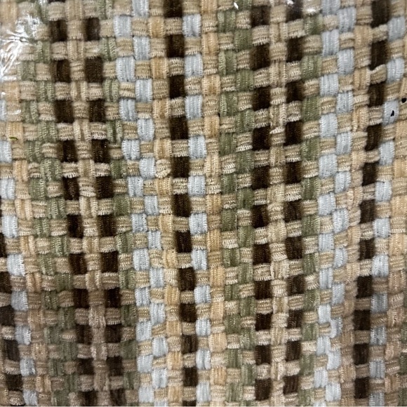 Sevan relaxed elegance basket weave throw blanket rose lime aqua 42 X 60 NEW - Picture 7 of 9